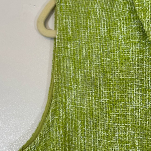 Zara Green Tweed Mini Dress - Picture 10 of 15